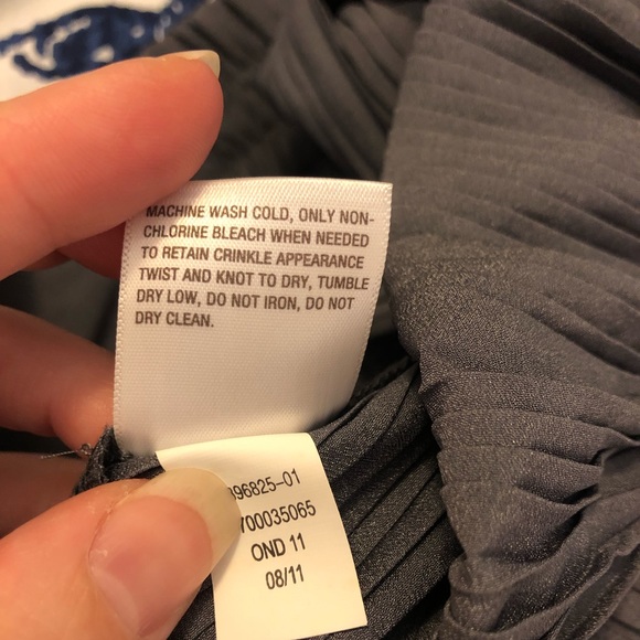 🐚NWT Old Navy Grey Pleated Maxi Skirt🐚 - Picture 5 of 7